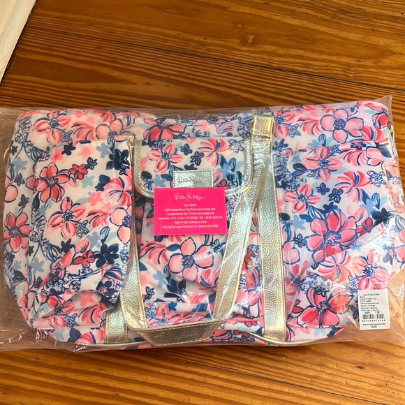 NWT Lilly Pulitzer Insulated Beach Tote - Picture 4 of 15